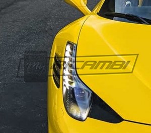 Ferrari 458 Speciale Carbon Fiber Bumper Air Outlet Fins